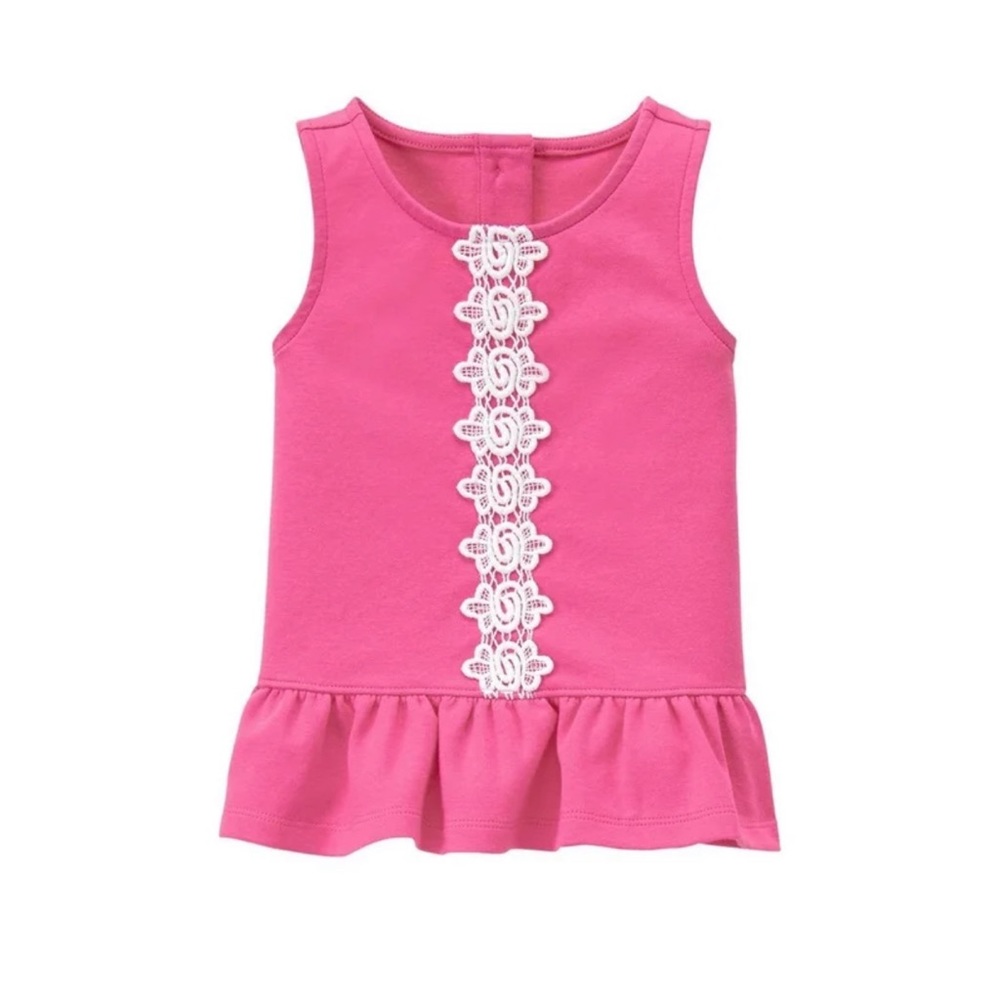 Janie and Jack CROCHET PONTE TOP Sz 4